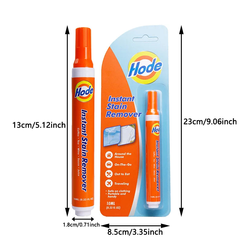 Portable Stain Remover Pen - Water-Free Emergency Fabric Cleaner for Quick Spot Removal