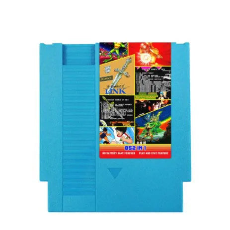FOREVER DUO NES 852-in-1 Game Cartridge – 1024MBit Flash Chip with 405+447 Games for NES Console