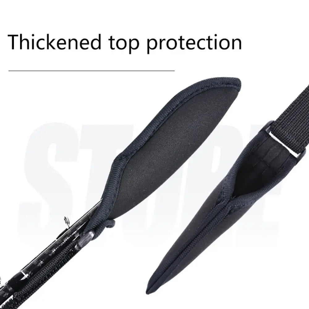 Adjustable Fishing Rod Storage Bag — Portable Shoulder Belt Protector for Reel and Rod, 1-Piece Fishing Accessory