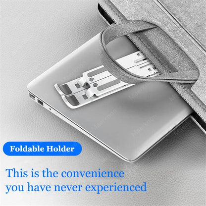 Adjustable Foldable Laptop Stand – Portable Notebook & Tablet Holder for MacBook, iPad & Computer Monitor Desk Support
