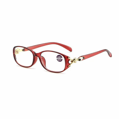 Women's Fox Anti-Blue Light Reading Glasses – Fashion Presbyopic Eyewear +1.0 to +4.0 Computer Prescription Glasses