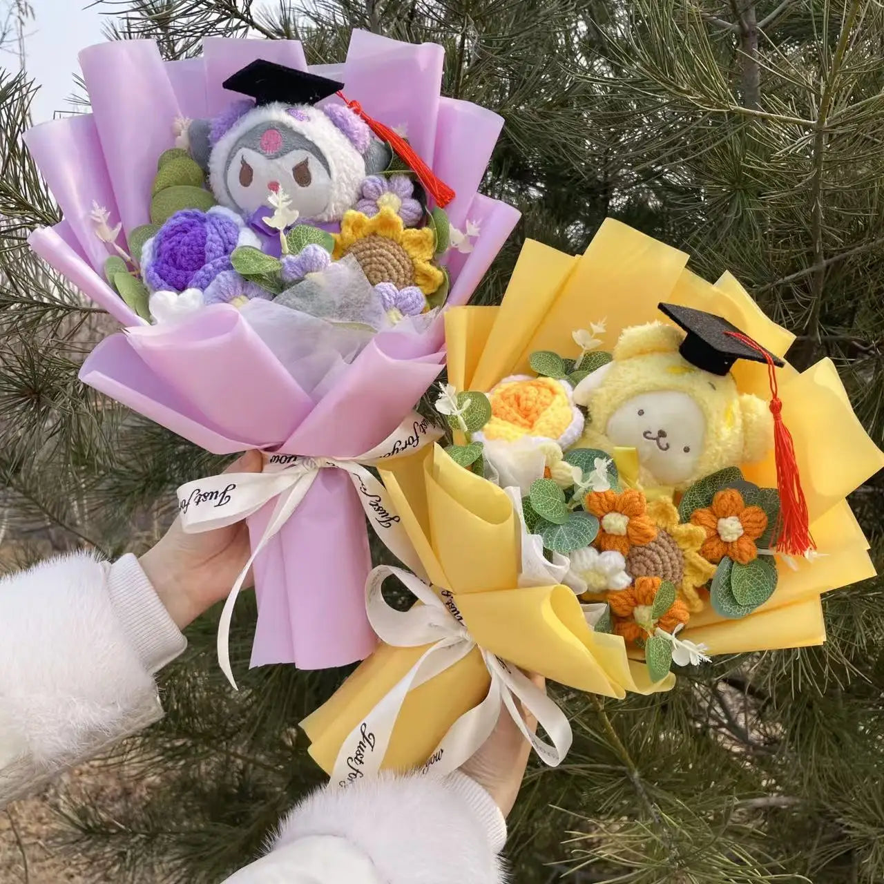 Cartoon Anime Plush Bouquet — Stich, Kuromi & Melody Toys for Kids’ Gifts