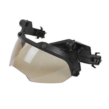 BOOIU Adjustable Tactical Helmet – FAST MICH Helmet with Detachable OP Goggles, Anti-Fog & Anti-Riot CS Protective Gear