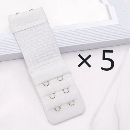 5PCS Women’s Bra Extender Set – Elastic Adjustable Strap, Hook Clip Expander for Bra & Intimates Accessories
