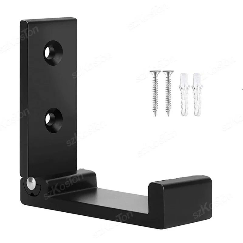 Folding Aluminum Alloy Wall Hooks – Rustproof Coat, Towel & Clothes Hanger (1/5/50 Pack)
