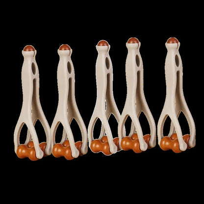 Multifunctional Wooden Finger Massager Roller – Portable Hand Stress Relief Tool for Carpal Tunnel, Pain & Fatigue Relief Massage Device