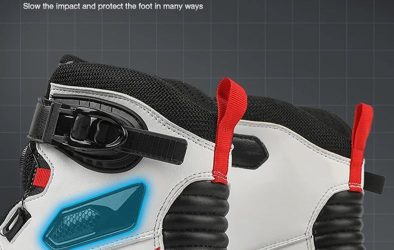 New Motorcycle Boots for Men & Women – Anti-Slip Winter Riding Sneakers for Bicycle, Mountain Racing & Road Speed, Autumn Ready