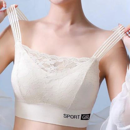 Women’s Sexy Lace Seamless Bra — Large Size Comfortable Breathable Sports Sleep Tube Top