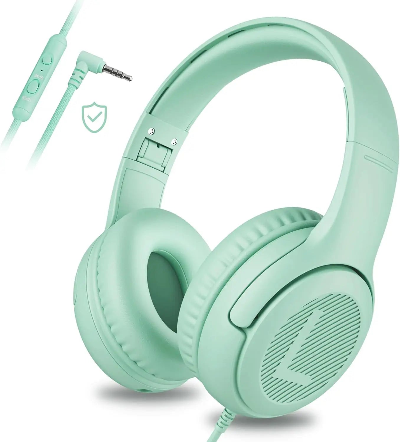 AWATRUE AT2 3.5mm Surround Stereo Gaming Headset – Memory Earmuffs with Mic for PC, Laptop & Kids