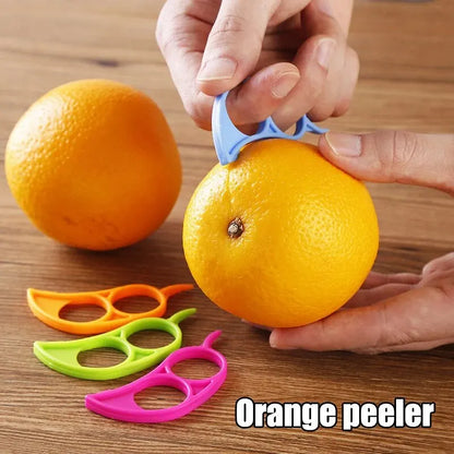 5PCS Open Orange Creative Mouse Model Peelers - Easy-to-Use Vegetable and Fruit Slicer, Quality Kitchen Utensils