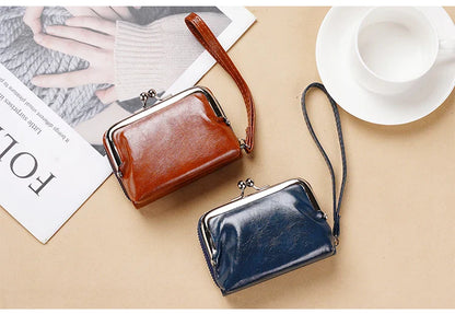 Lonny 4-Inch Zip-Up Card Holder – Women’s Buckle Coin Purse Clutch, Cross-Border Supply