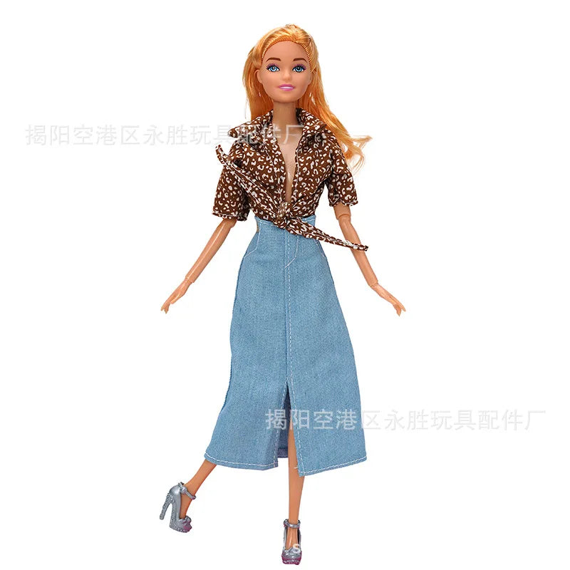 New Doll Clothes for 30cm Barbie – BJD Doll Outfit Accessories for Girls DIY Toy