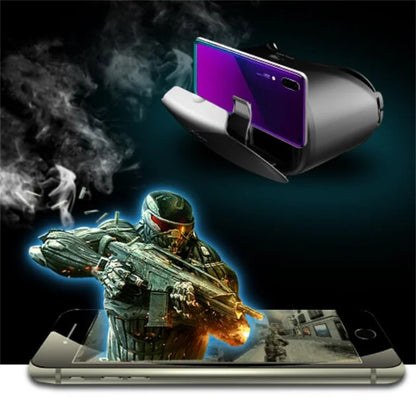 VRGpro X7 3D VR Headset – Virtual Reality Glasses Box for iOS & Android 5-7" Phones with Wireless Controller