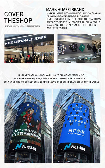 Mark Fairwhale Men’s Luxury Square Quartz Watch — Fashion Waterproof Military Leather Strap Wristwatch