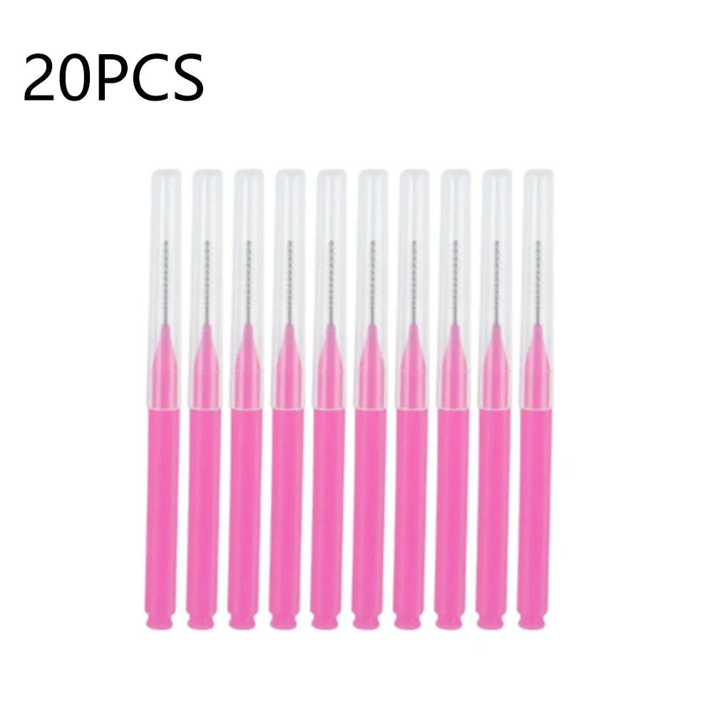 10/20/50PCS Mini Eyebrow & Lash Brushes – Disposable Bendable Brow Perm & Micro Eyelash Applicator Tools