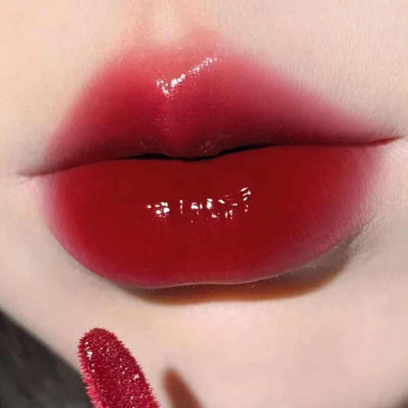 Glass-Like Lip Lacquer - Mirror Shine Hydrating Smudge-Proof Long-Wear Lip Gloss