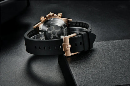 40mm PAGANI DESIGN V2 Men’s Quartz Watch – Sapphire Retro Chronograph Stainless Steel Waterproof