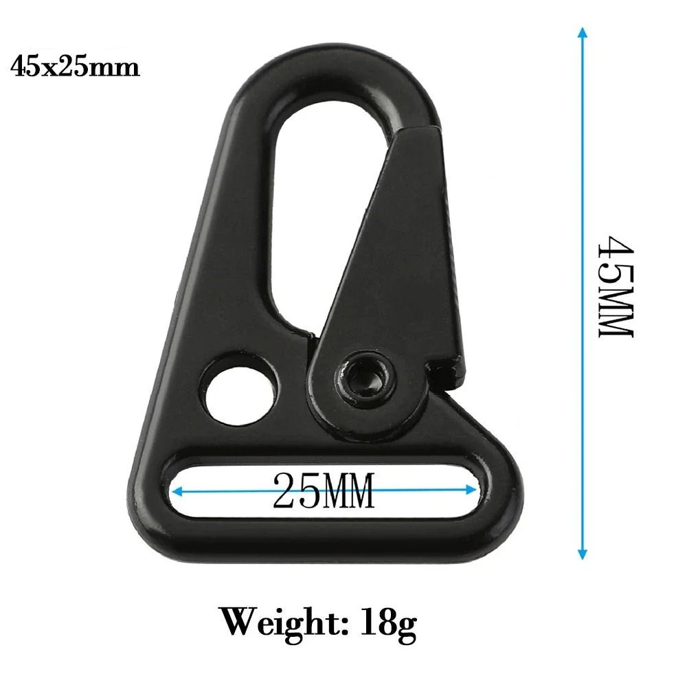 Aluminum Eagle Hook Carabiner Buckle – 10 Sizes Outdoor Climbing Strap Clip Tool
