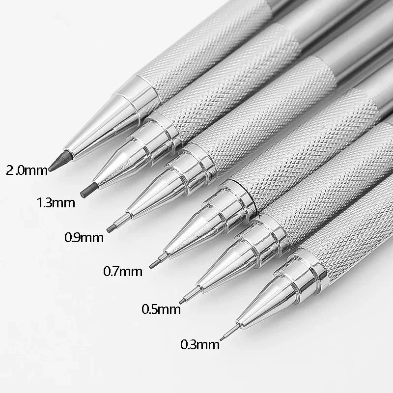 Mechanical Pencil Lead Refill Set 0.3–2.0mm HB – Multi-Size Press Automatic Pencil Leads for Drawing, Painting & Student Stationery