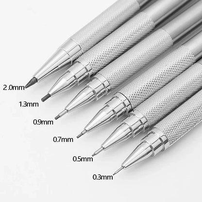 Mechanical Pencil Lead Refill Set 0.3–2.0mm HB – Multi-Size Press Automatic Pencil Leads for Drawing, Painting & Student Stationery