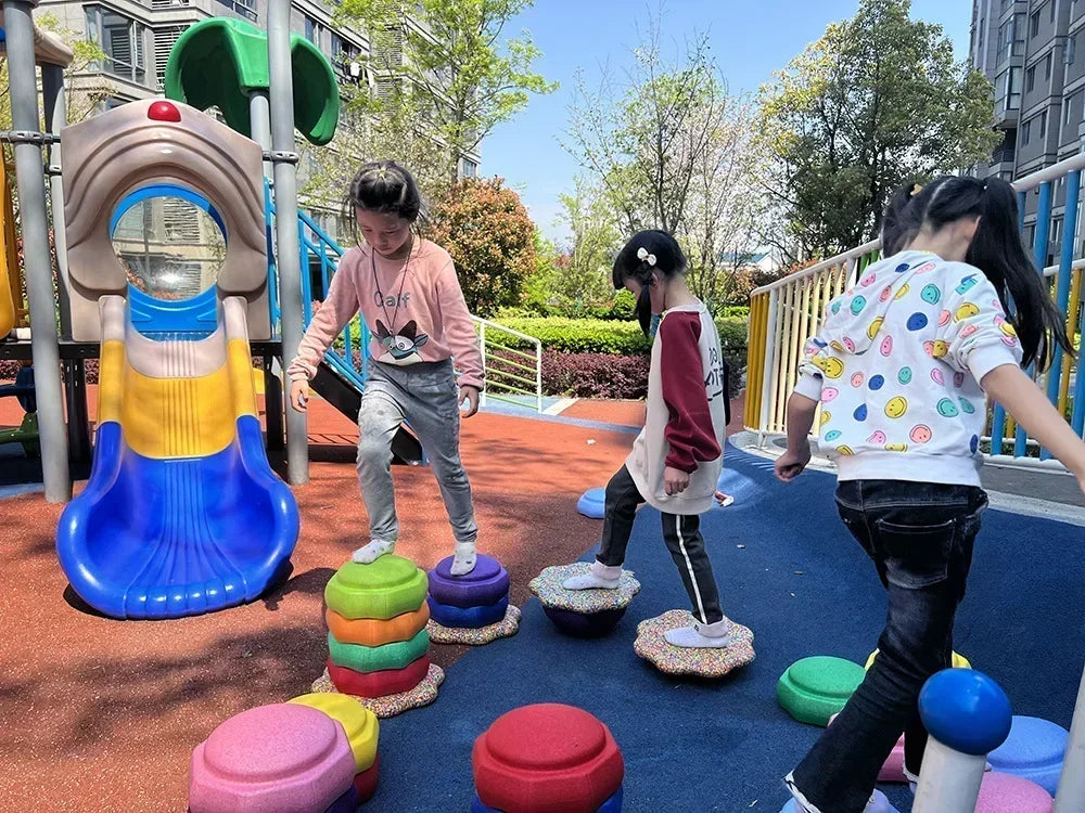 Outdoor Crossing Stone Training Equipment - Children's Foot Sense System & Balance Board for Early Education