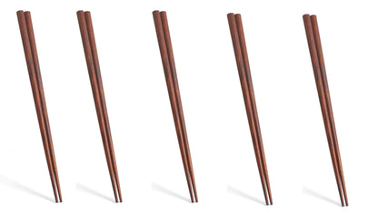 5-Piece Wooden Spoon and Fork Set – Eco-Friendly Natural Ellipse Ladle for Cooking, Tableware Accessories