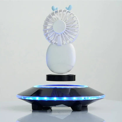 Magnetic Levitation Handheld Display – Creative Advertising Ornament Featuring Wukong Black Myth Doll & Glasses