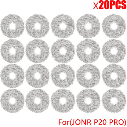 JONR P20 PRO Robot Vacuum Accessories – Replacement Side Brush, Mop Cloth & Dust Bag Cleaning Parts