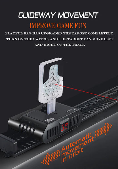 2024 Upgraded Full-Automatic Voice Music Toy Gun with Laser Target & Auto Scorer – Multi-Function Shooting Game