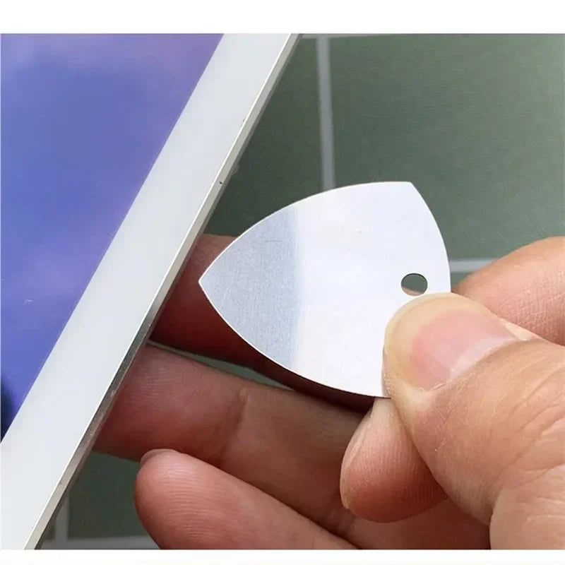 10/20/50PCS Metal Phone Opening Tools – Guitar Pick Pry Openers for iPhone, iPad, Tablet & PC Disassembly Repair Kit
