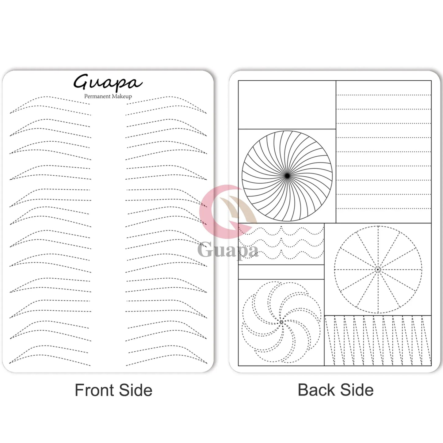 Microblading Practice Skin Sheets — Eyebrow Segment Tip Joint Texture for Semi-Permanent Makeup Training