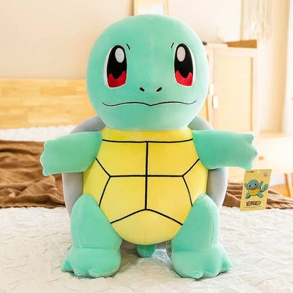45cm Squirtle Plush Doll – Large Kawaii Pokémon Stuffed Turtle Pillow, Cute Christmas Gift Toy for Boys & Girls