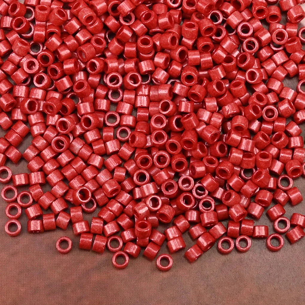 2.5mm Mini Glass Cylinder Beads – Antique Pearl Color Craft Beads for DIY Bracelets & Necklaces Jewelry Making Accessories