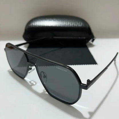 Vintage Retro Sports Sunglasses — Metal Frame Eyewear with UV400 Protection
