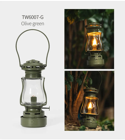 ThousWinds Twilight Kerosene Camping Lantern – Portable Retro Oil Lamp for Outdoor Picnic and Backpacking