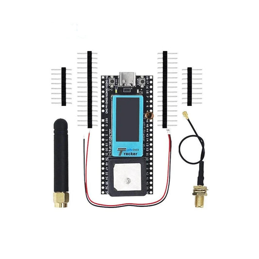 Lora Wireless Tracker ESP32-S3FN8+SX1262+UC6580 – Wi-Fi, LoRa, Bluetooth, GNSS L1/L5/L2, Type-C USB IoT OLED Display