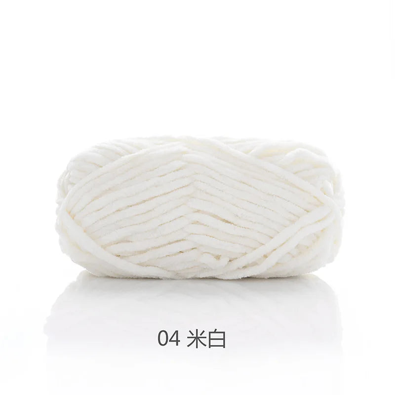 50g/Ball DIY Knitting Yarn – Soft Wool for Baby Scarf, Hat, Chunky Crochet Thread