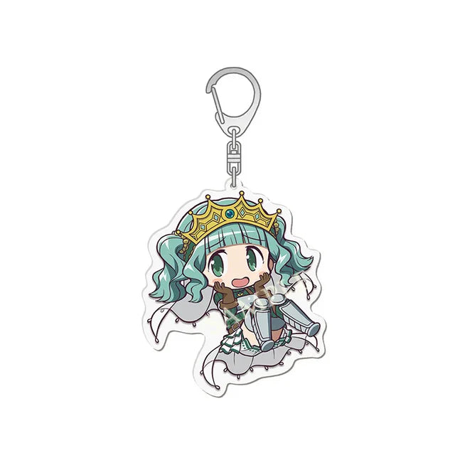 Puella Magi Madoka Magica Anime Keychain – Kaname, Akemi, Homura, Miki, Sayaka, Tomoe, Mami & Kyoko Fan Gift Keyring