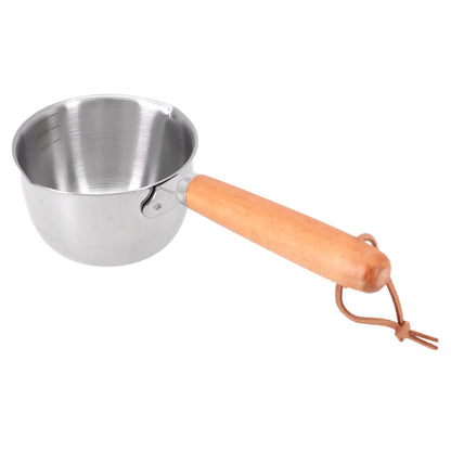 Stainless Steel Saucepan – Hot Oil & Milk Pan for Boiling, Melting & Kitchen Cooking