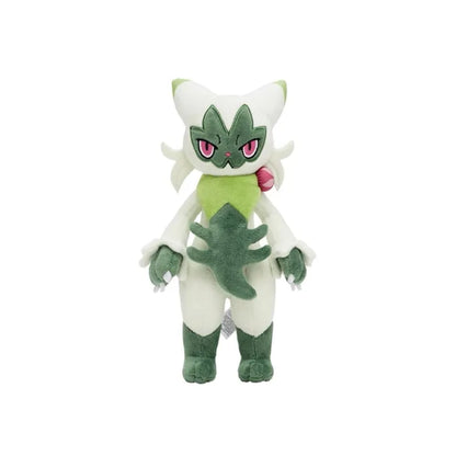 Pokemon Sprigatito Plush – Floragato & Meowscarada Evolution Stuffed Doll, 9th Gen Anime Toy Gift for Kids