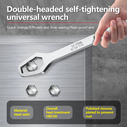 Adjustable Universal Torx Wrench Board - 8-22mm Double-Head Spanner for Glasses & Multi-Purpose Hand Tool