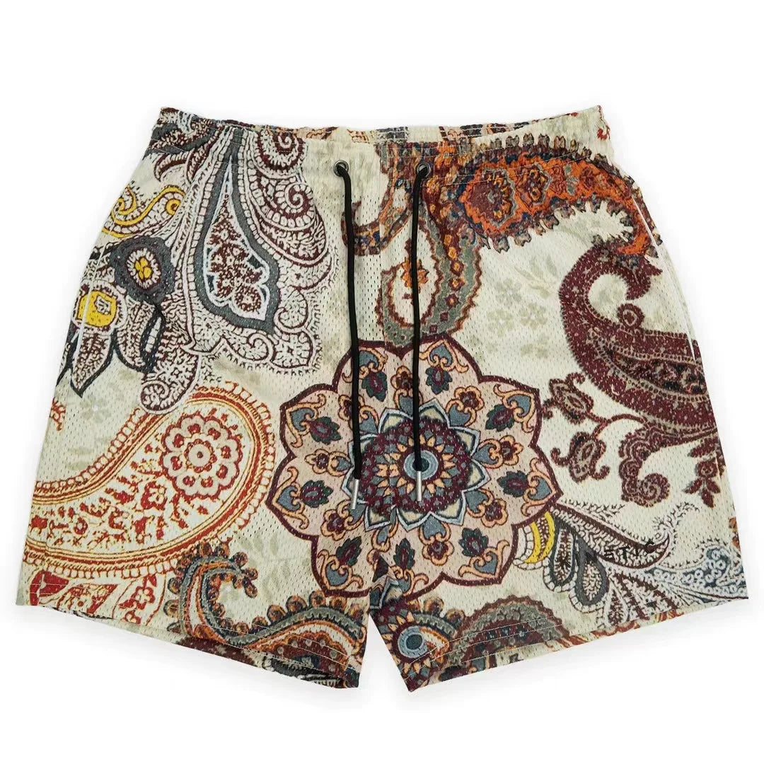 Kinetic Mesh Gym Shorts - Unisex Casual Fitness & Workout Shorts for Summer Sports