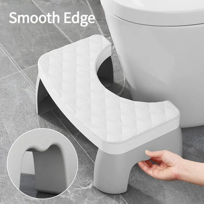 Toilet Squat Stool - Removable Non-Slip Seat for Portable Squatting - Home Bathroom Accessory for Adults (1 PCS)