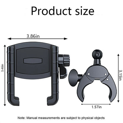 Universal Anti-Slip Bicycle & Motorcycle Phone Holder – Multiuse Sports Camera and Rearview Mirror Mount Stand