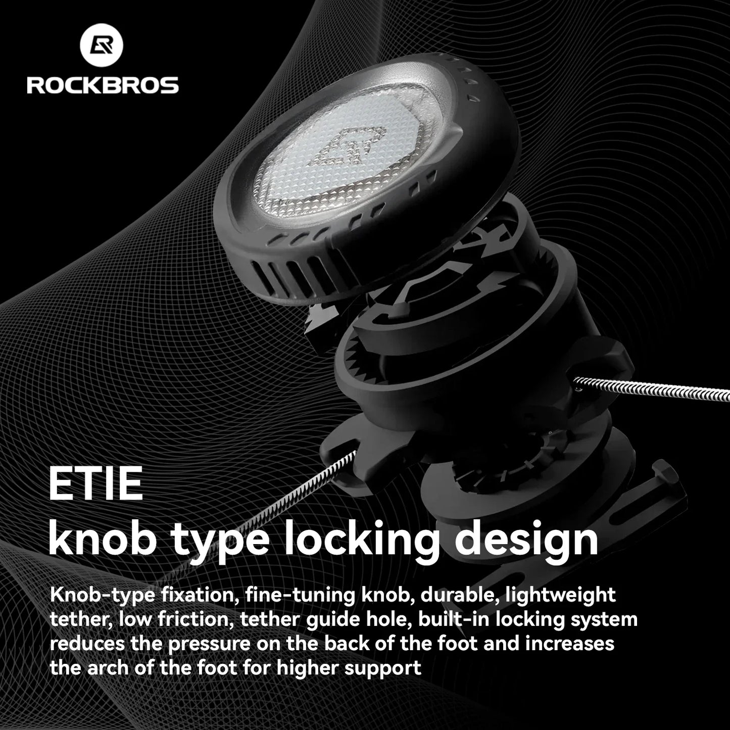 ROCKBROS Cycling Shoes - Professional Road Bike Self-Locking SPD Cleat Shoes with Knob Buckle Fastening