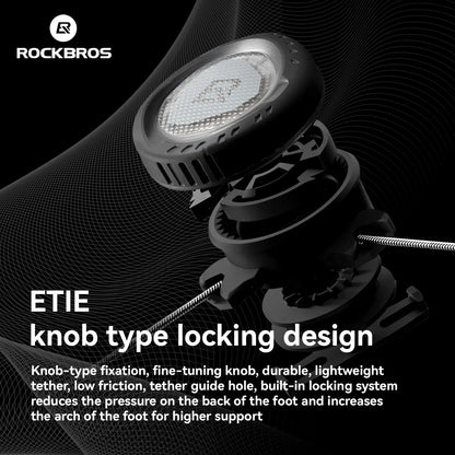 ROCKBROS Cycling Shoes - Professional Road Bike Self-Locking SPD Cleat Shoes with Knob Buckle Fastening