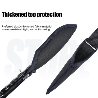 1-5PCS Fishing Rod Socks: Adjustable Pole Sleeves Belt for Rod Protection - Rod Cover Protector for Fishing Rod Tube Case