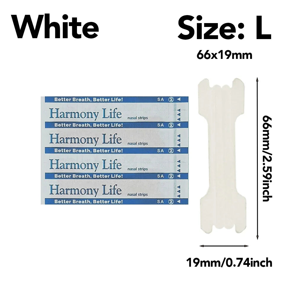 10/30/50/200pcs Nasal Strips — Extra Strength Transparent Anti-Snoring Patches for Better Sleep