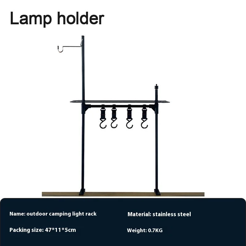 Lohascamping Folding IGT Table – Lightweight Portable Roll Table with Adjustable Legs for BBQ, Desktop Burner & Backpacking