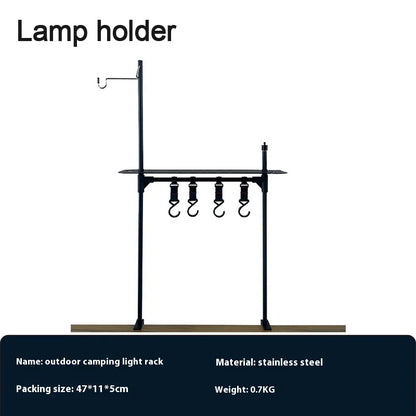 Lohascamping Folding IGT Table – Lightweight Portable Roll Table with Adjustable Legs for BBQ, Desktop Burner & Backpacking